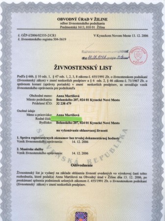 ŽL Masérske práce